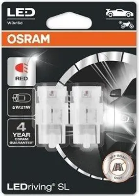 Image de Ampoules LED OSRAM pour voiture 12V 2W W3x16d 7505DWP-02B