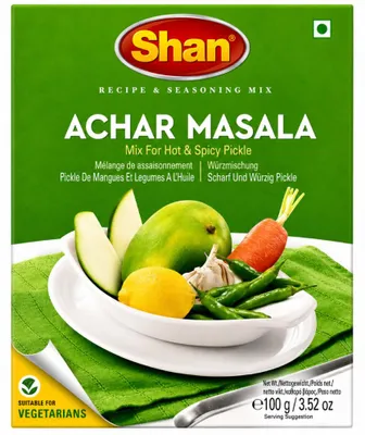 Produktbild von Aloo Bhaji Gewürzmischung Shan | Gewürze für würzige Kartoffeln mit Curry | 50 g