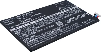 Immagine prodotto di TECHTEK Batteria compatibile con [Samsung] Galaxy Tab 4 8.0, Galaxy Tab4 8.0, SM-T330NU, SM-T337A, SM-T337T, SM-T337V sostituisce EB-BT330FBU"