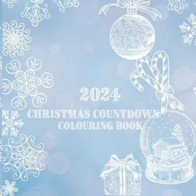 Produktbild von Adventskalender zum Ausmalen: Countdown bis Weihnachten