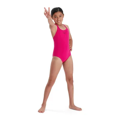 Image de Speedo Eco Endurance+ Medalist Maillot de bain rose 5-6 ans Filles Rose 5-6 ans