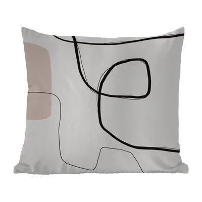 Obrázek produktu pro MuchoWow® Vnější polštář - Abstraktní - Pastel - Minimalismus -40x40 cm- Odolnost proti povětrnostním vlivům - polštář do obývacího pokoje