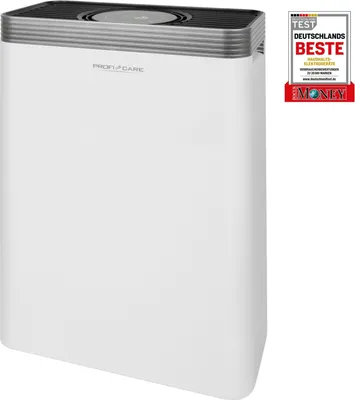Produktbild von ProfiCare Luftreiniger leise | Air Purifier | Luftreiniger gegen Staub, Pollen, Nikotin uvm. | bis zu 60m² | 4-fach Filtersystem | PC-LR 3076
