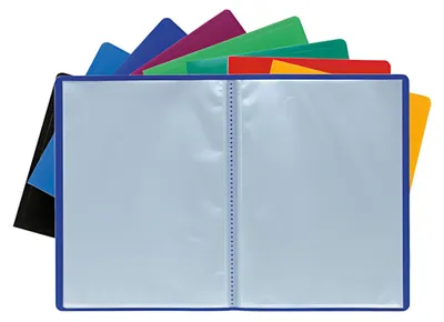 Image de EXACOMPTA 8530E EXACOMPTA Livret de présentation, DIN A4, PP, 30 pochettes, couleurs assorties