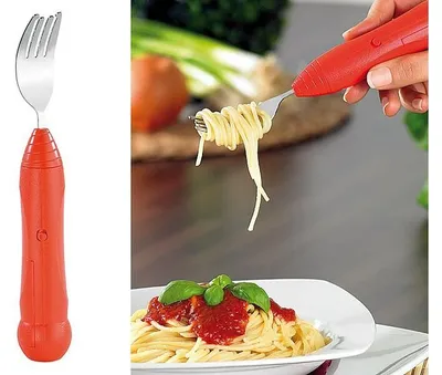 Image de Fourchette à spaghetti automatique avec système rotatif