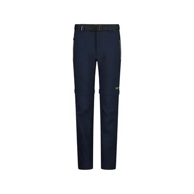 Image de Pantalon CMP KID ZIP OFF 01NN bleu foncé-vert citron 164