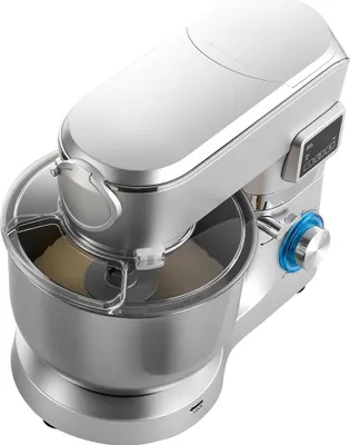 Immagine prodotto di Robot da cucina, impastatrice elettrica da 5,7 L, impastatrice da 1500 W, robot da cucina con testa inclinabile a 6+ velocità con bicchiere frullatore da 1,5 L, ciotola in acciaio inossidabile, gancio per impastare, frusta, sbattitore, per cuocere, mescolare, argento