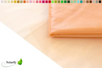 Produktbild von 2m Organza Stoff 150cm, Farbauswahl:sand / beige / natur 835