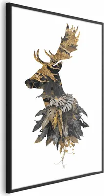 Produktbild von Posterpapier Poster - Forest Deer 60x90 cm Tiere b-C-0406-ao-a