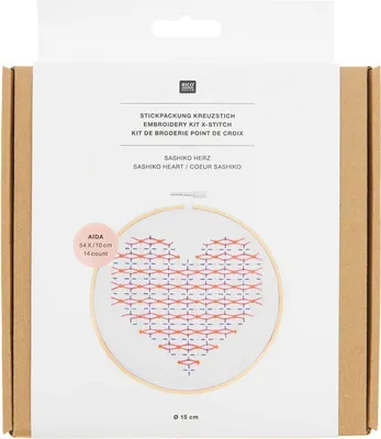 Produktbild von Sashiko-Stickset Herz