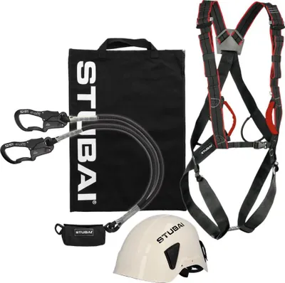 Produktbild von STUBAI Industrie-Set PSA Y mit Helm | Komplettgurt, Verbindungsmittel ABSORB-Y 126 Pro