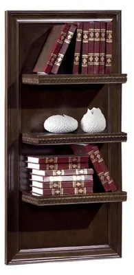 Produktbild von Wohnzimmer XXL Bücherregal Massiv Holz 131cm Ablage  Regal Regale CD DVD Bücher
