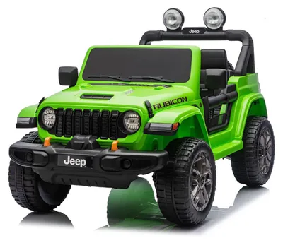 Immagine prodotto di Macchina Elettrica per Bambini Jeep Wrangler Rubicon 12V con Telecomando Verde