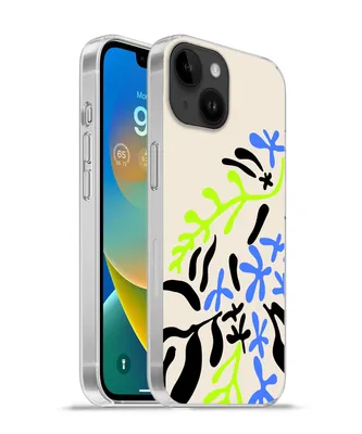 Produktbild von MuchoWow® Handyhülle Schutzhülle Hülle für Apple iPhone 14 - Softcase Blatt - Abstrakt - Muster Silikon Softcase Handy Hülle - Mobiltelefonhülle