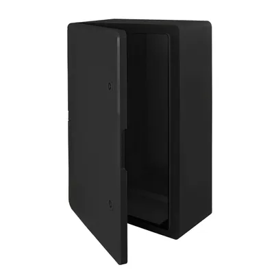 Produktbild von Schaltschrank ABS 400x500x180 Schwarz Kunststoff IP65 Gehäuse Schrank Industriegehäuse Leergehäuse