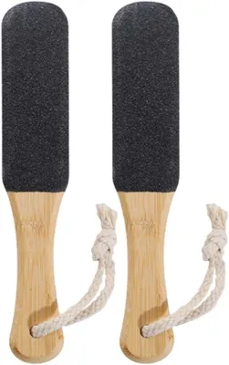 Produktbild von Hornhauthobel 2 Stück, Holz, doppelseitig, für Füße