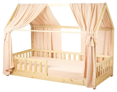 Produktbild von Doppel Bettbaldachin für Hausbett aus - 130x420 cm - Fischen | by SEVIRA KIDS