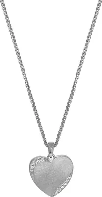trendor 35896 Silber Halskette mit Herz-Anhänger 1