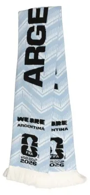 Produktbild von Offiziell lizenzierter Fußball Fanschal Argentinien Weltmeisterschaft 2026 140x18 cm