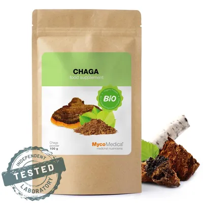 Produktbild von MycoMedica Chaga - Pulver 100 gr