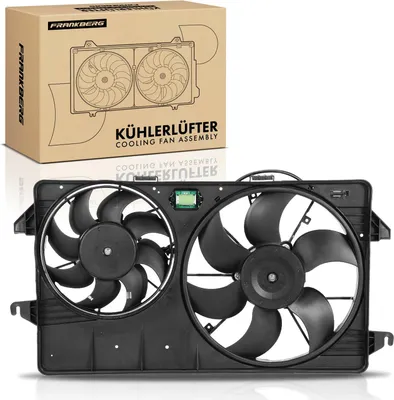 Produktbild von Frankberg 1x Motorkühller Doppellüfter mit Kühlerlüfterrahmen Ford Tourneo Transit Connect 1.8L