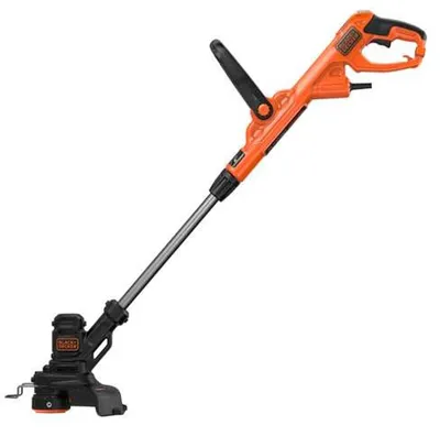 Produktbild von Black & Decker BESTE625-QS, Rasentrimmer, 25 cm, U-Griff, Schwarz, Orange, 2 cm, AC