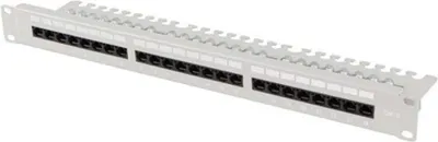 Imagen del producto de Lanberg PPU6-1124-S, Cat6, 0,2 dB, gris, acero, 1U, -10 a 60 °C