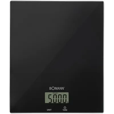 Image de Bomann® Küchenwaage digital | pas de 1g | jusqu'à 5kg | fonction de pesée | gr, lb:oz, ml + unité de coupe | balance de cuisine digitale | KW 6085 CB noir