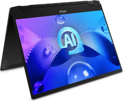Zdjęcie produktu dla MSI Summit E16 AI Studio - Flip-Design - Intel Core Ultra 7 155H - Win 11 Pro - GeForce RTX 4060 - 32 GB RAM - 2 GB SSD NVMe - 40,6 cm (16") ekran dotykowy 2560 x 1600 (QHD+) @ 165 Hz - Wi-Fi 7, Bluetooth - tintenschwarz