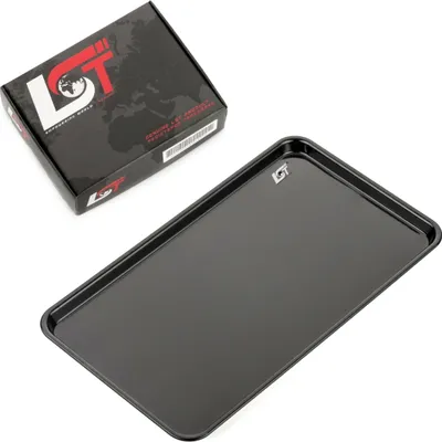 Produktbild von Abtropfschale Abtropfwanne Ablage Abtropfkorb 33x19 cm schwarz Kunststoff