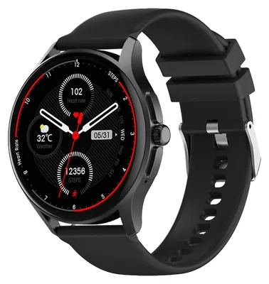 Produktbild von Knauermann Smartwatch Schwarz R Fitnessuhr EKG HRV Funktion BT Neo 2024 Innovativ Fitness