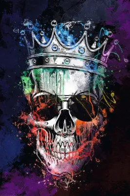 Produktbild von Maxiposter Skull Crown 61x91,5 cm