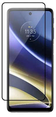 Produktbild von 5D Schutz Glas kompatibel mit MOTOROLA MOTO G42 Curved Schutz Folie Vollständig Klebend und Abdeckung