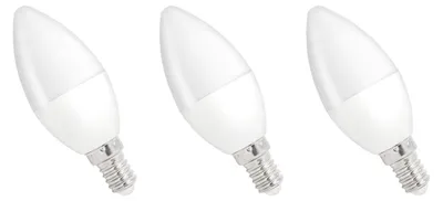 Produktbild von Spectrum E14 LED Kerzenlampe 8W 710lm 6000K Kaltweiß 230V 3 Stück