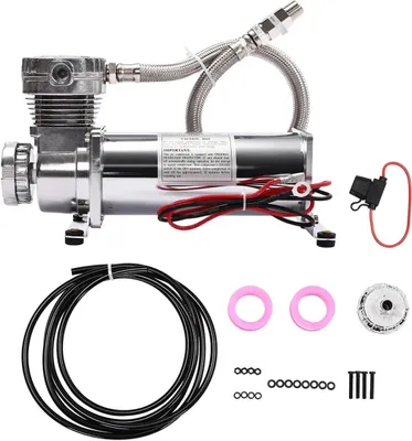 Imagen del producto de Compresor de aire portátil - Potencia de 200-300W - Presión de trabajo máxima de 200 PSI