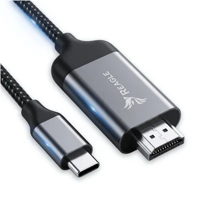 Zdjęcie produktu dla Kabel przejściówka Reagle USB-C 3.1 TYP C na HDMI 4K 60Hz MHL