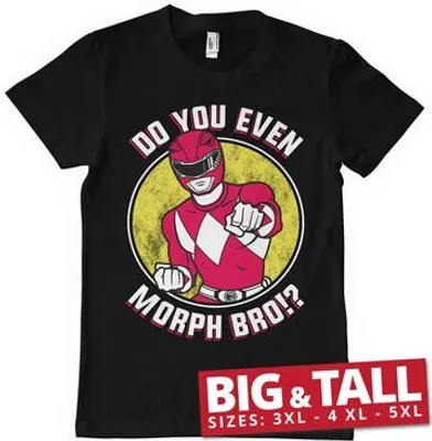 Produktbild von Do You Even Morph Bro Big & Tall T-Shirt - 4XL - Black