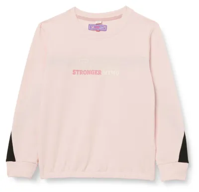 Productafbeelding van mimo meisjes sweatshirt 23630126, lichtroze/zwart, maat 140/10 jaar