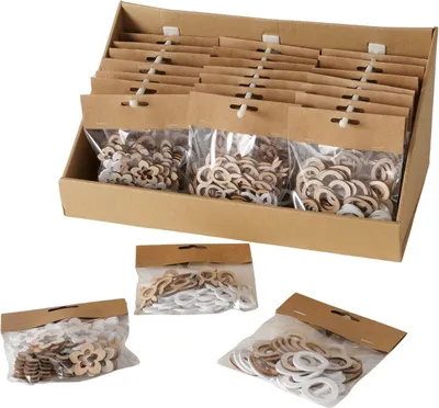 Produktbild von Boltze Home Streudeko Holz Ostern 48-teilig