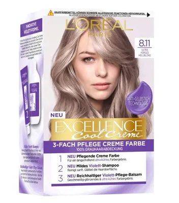 Produktbild von Loreal Excellence Cool Creme 8.11