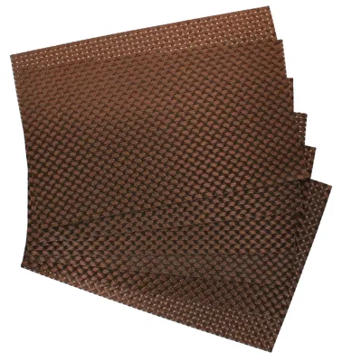 Produktbild von 6x Plato Tischset 45x30cm braun geflochten Kunststoff Platzset