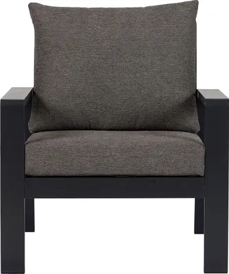 Immagine prodotto di Poltrona Lis con cuscino nero, grigio.