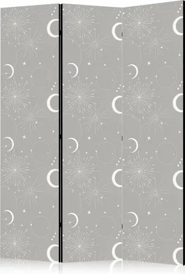 Immagine prodotto di Schermo monofacciale Sfondi e motivi 135x172 cm 3 parti nere