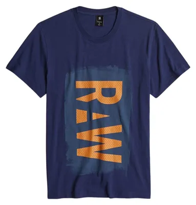 Produktbild von G-Star - "Raw" T-Shirt für Herren GT18549 (XS) (Blau)