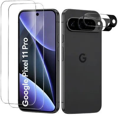 Produktbild von 2X Schutzglas für Google Pixel 11 Pro Display Kamera Panzerfolie Screen 3D