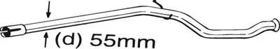 Produktbild von Bosal Reparaturrohr, Katalysator  889-535