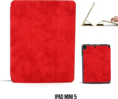 Produktbild von Book case Tablet Apple iPad Mini 5 Smart Case Red for iPad Mini 5 Marble
