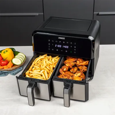 Produktbild von 182074 Doppel-Heißluftfritteuse