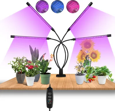 Obrázek produktu pro Jayseuw Rostoucí lampa LED Rostlinná lampa Plné spektrum Rostlinné světlo pokojové rostliny 40W Rostoucí lampa