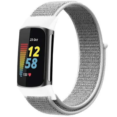Immagine prodotto di Cinturino per Fitbit Charge 5: cinturino in nylon imoshion con chiusura in velcro e connessione senza problemi